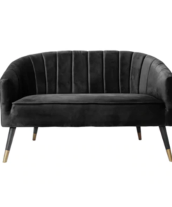 Sofa Royal Velvet Zwart Leitmotiv